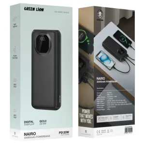 پاوربانک گرین لاین مدل Nairo ظرفیت 20000 میلی /لمپر ساعت